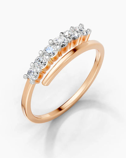 Flowing Loop Women Ring