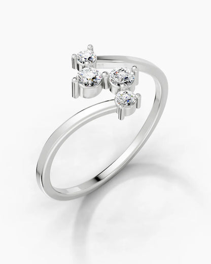 Refined Curve Women Ring