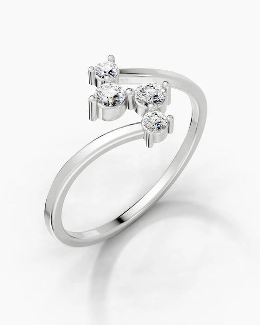 Refined Curve Women Ring