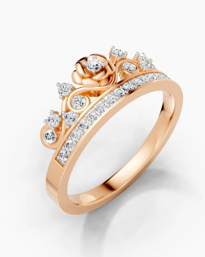 Crowned Bliss Women Ring