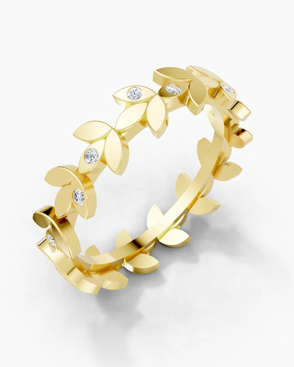 Leafy Bliss Women Ring