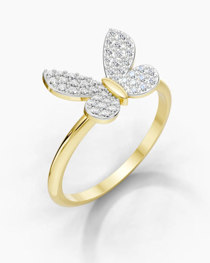 Butterfly Spark Women Ring