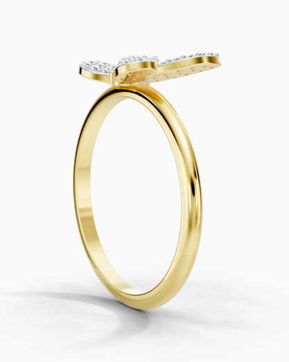Butterfly Spark Women Ring