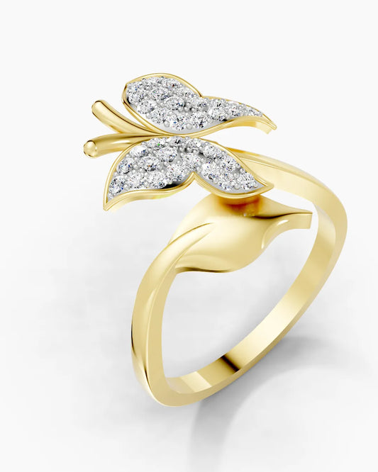 Winged Elegance Women Ring