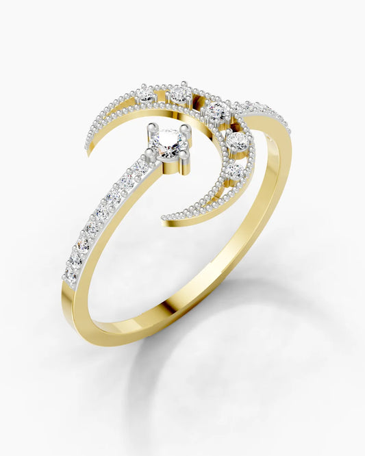 Celestial Moon Women Ring
