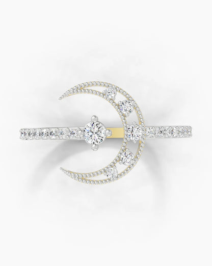 Celestial Moon Women Ring