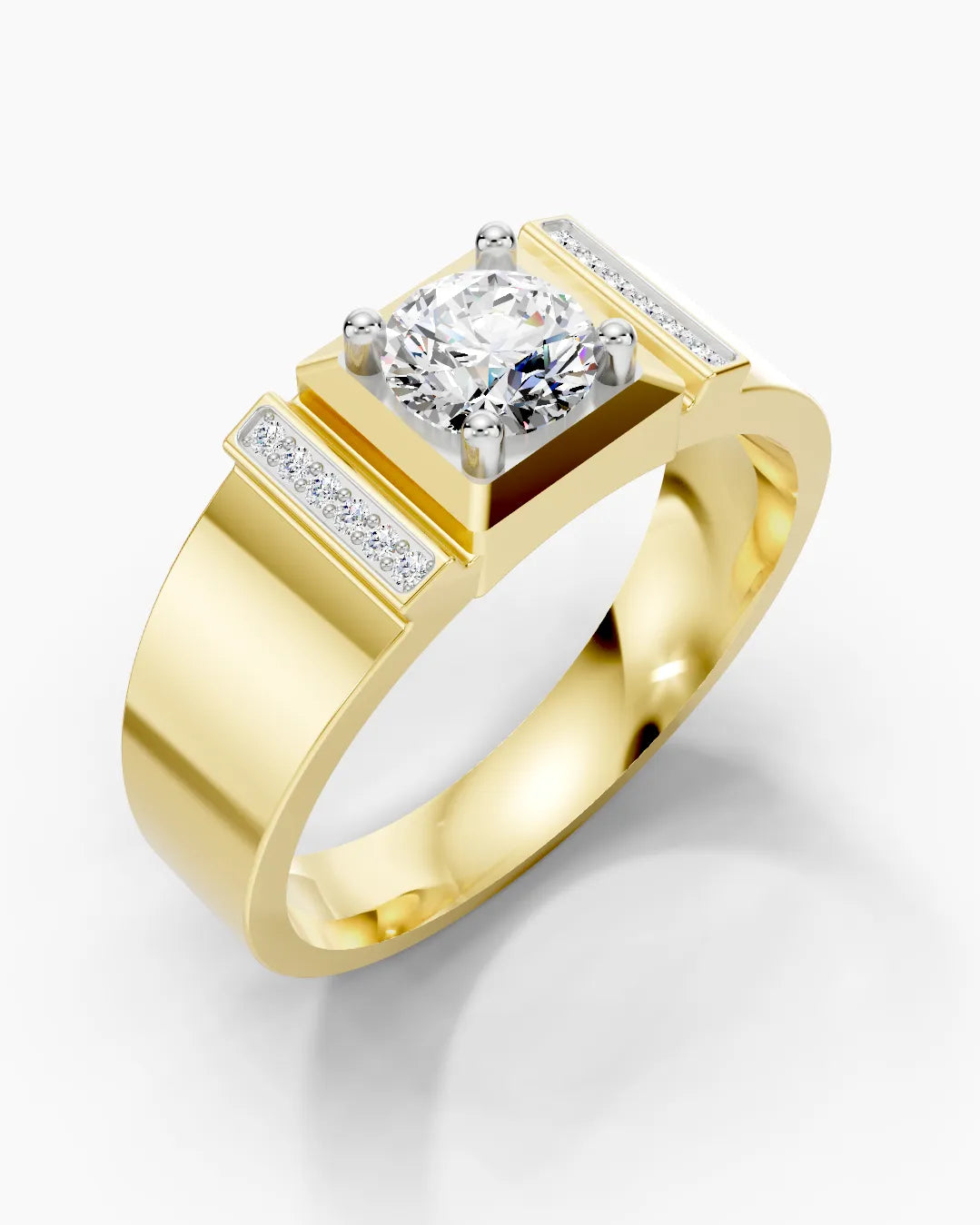 Bonded Center Men Ring