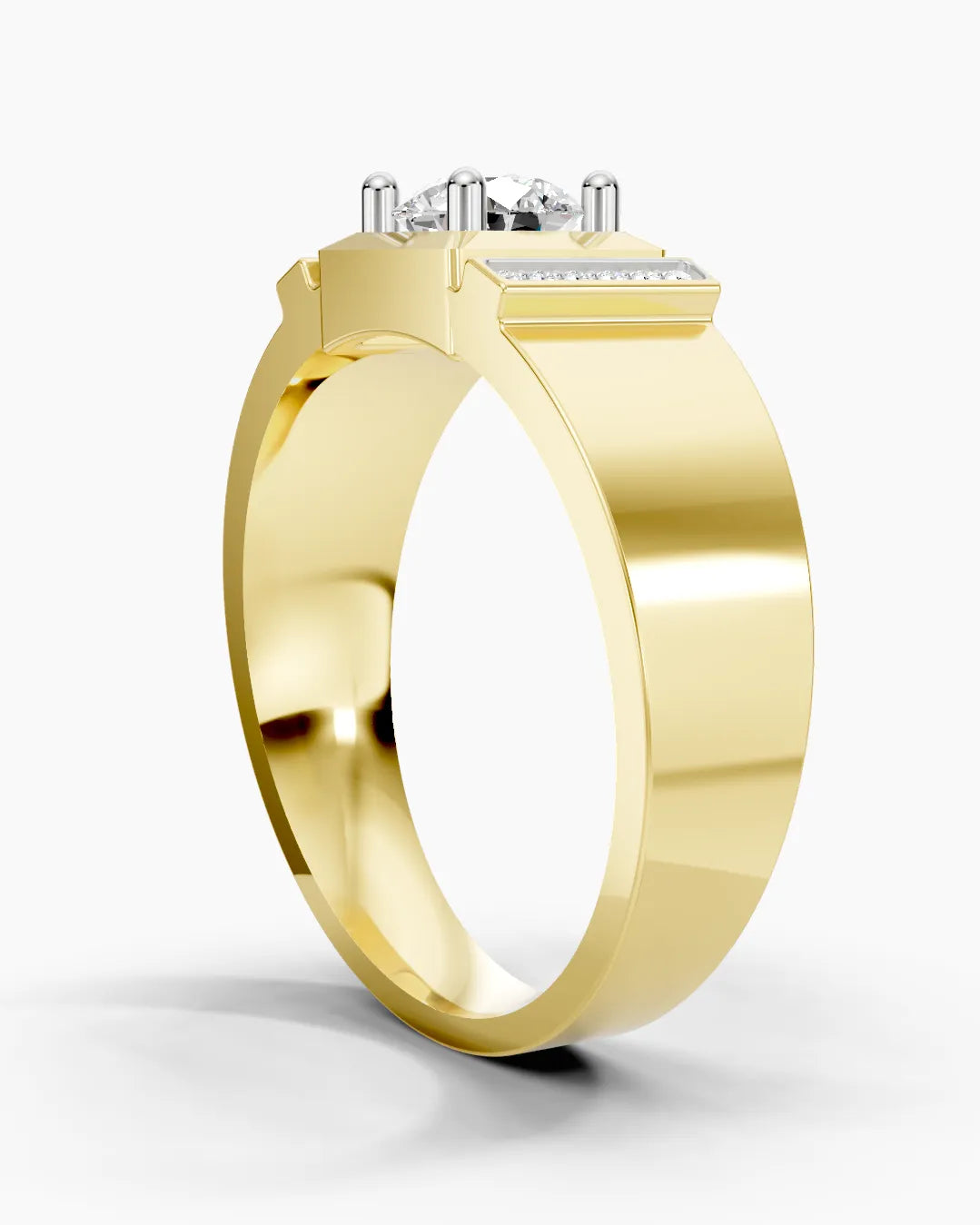 Bonded Center Men Ring