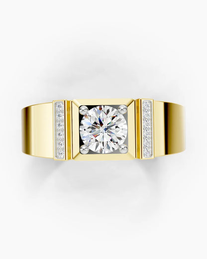 Bonded Center Men Ring
