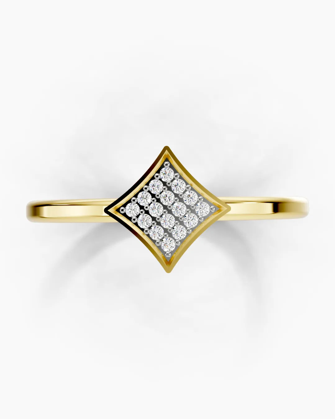 Twinkling Square Women Ring