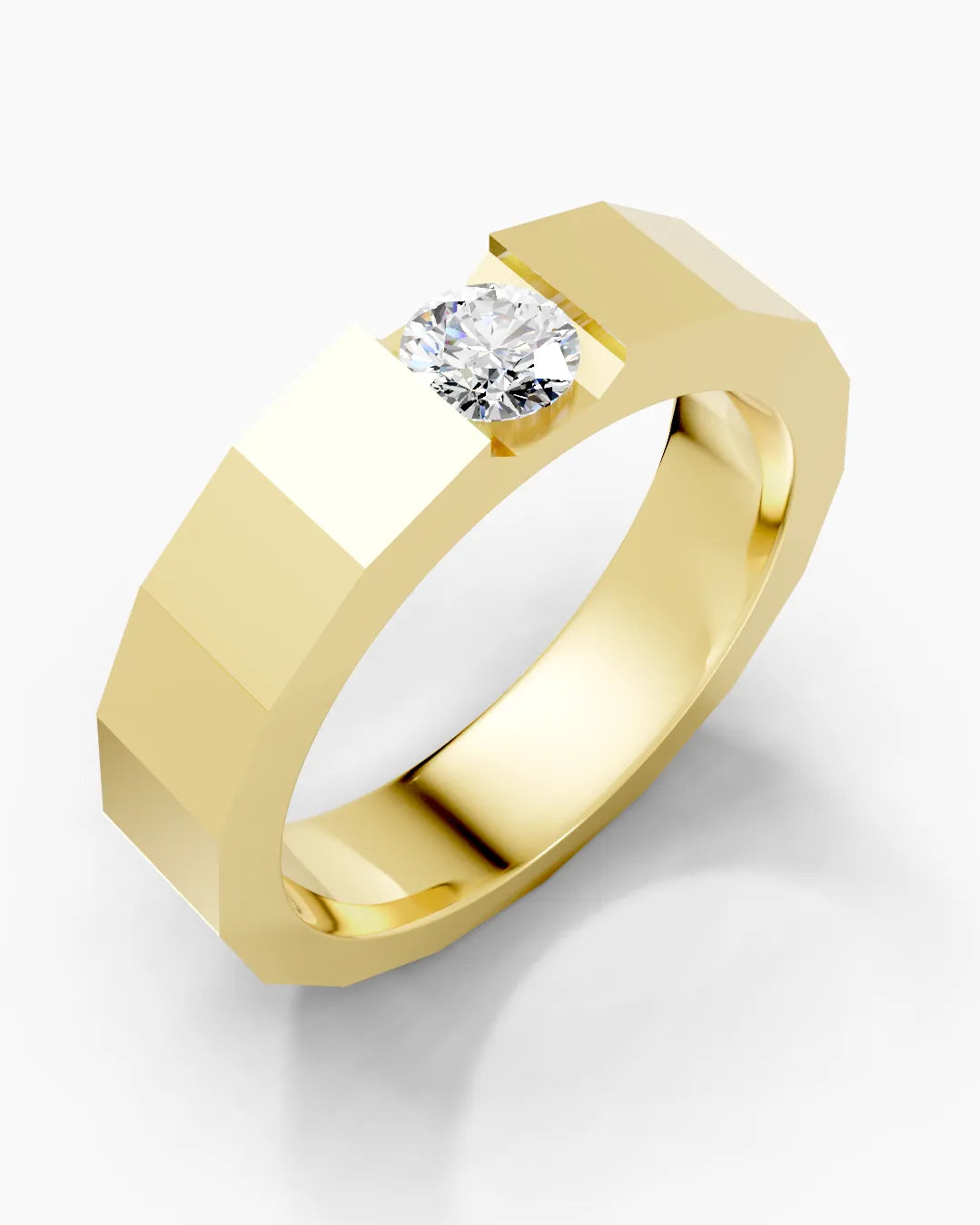 Chrome Axis Men Ring