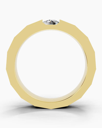 Chrome Axis Men Ring