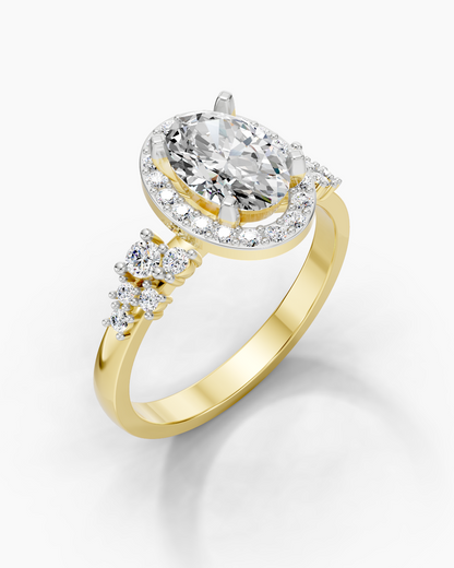 Gleam Oval Women Ring