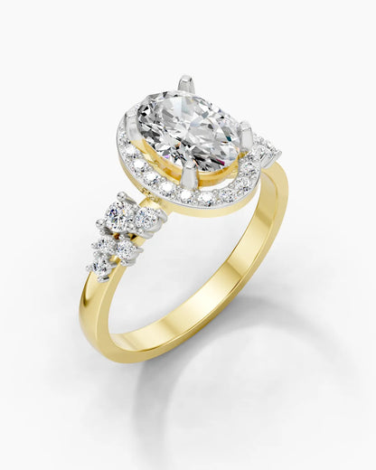 Gleam Oval Women Ring