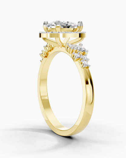 Gleam Oval Women Ring