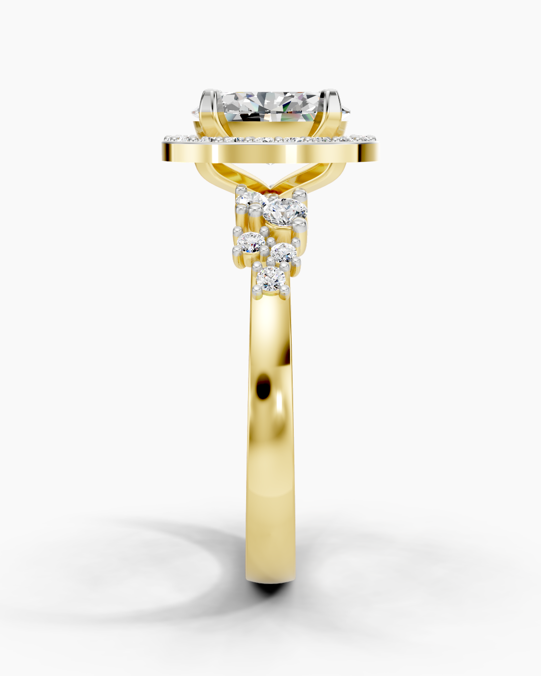 Gleam Oval Women Ring