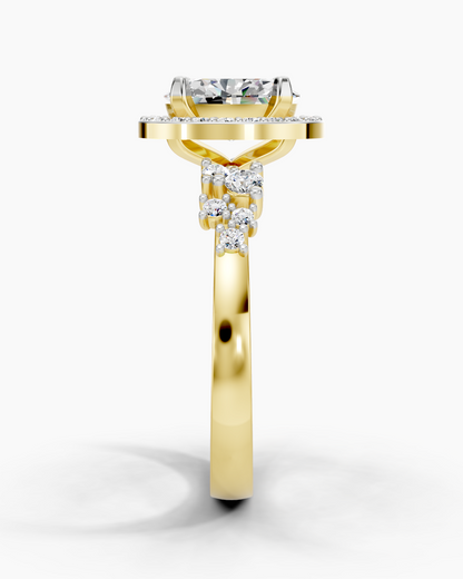 Gleam Oval Women Ring