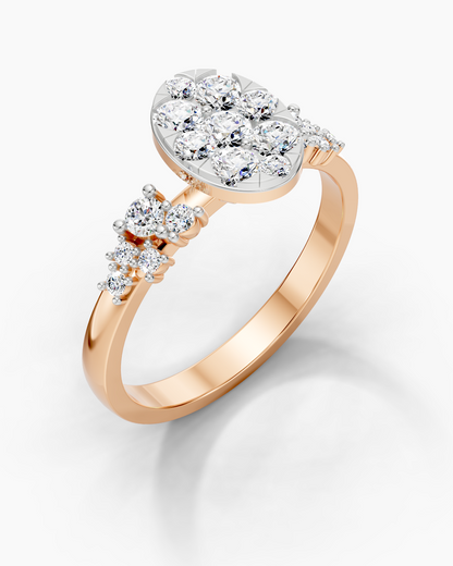 Crystal Gleam Women Ring