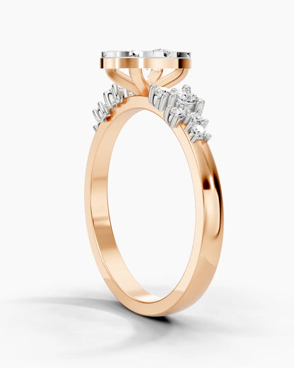 Crystal Gleam Women Ring