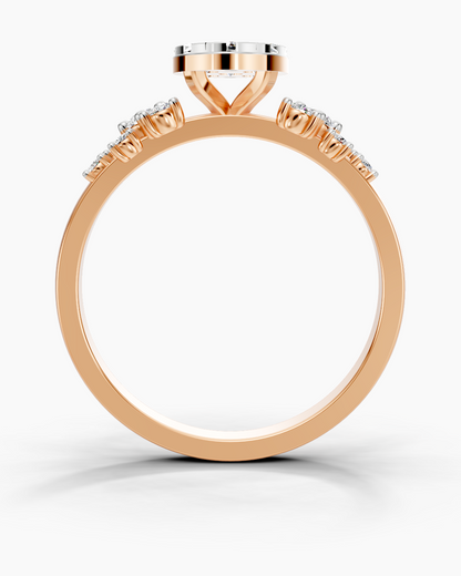 Crystal Gleam Women Ring