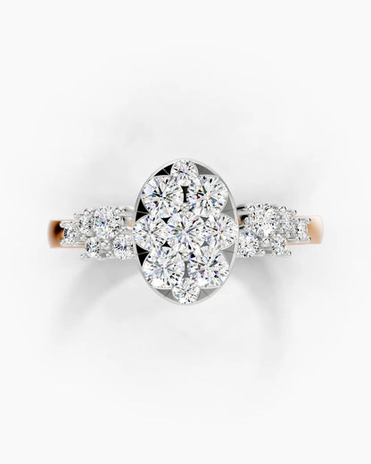 Crystal Gleam Women Ring