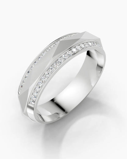 Chrome Crest Men Ring