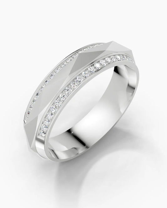 Chrome Crest Men Ring