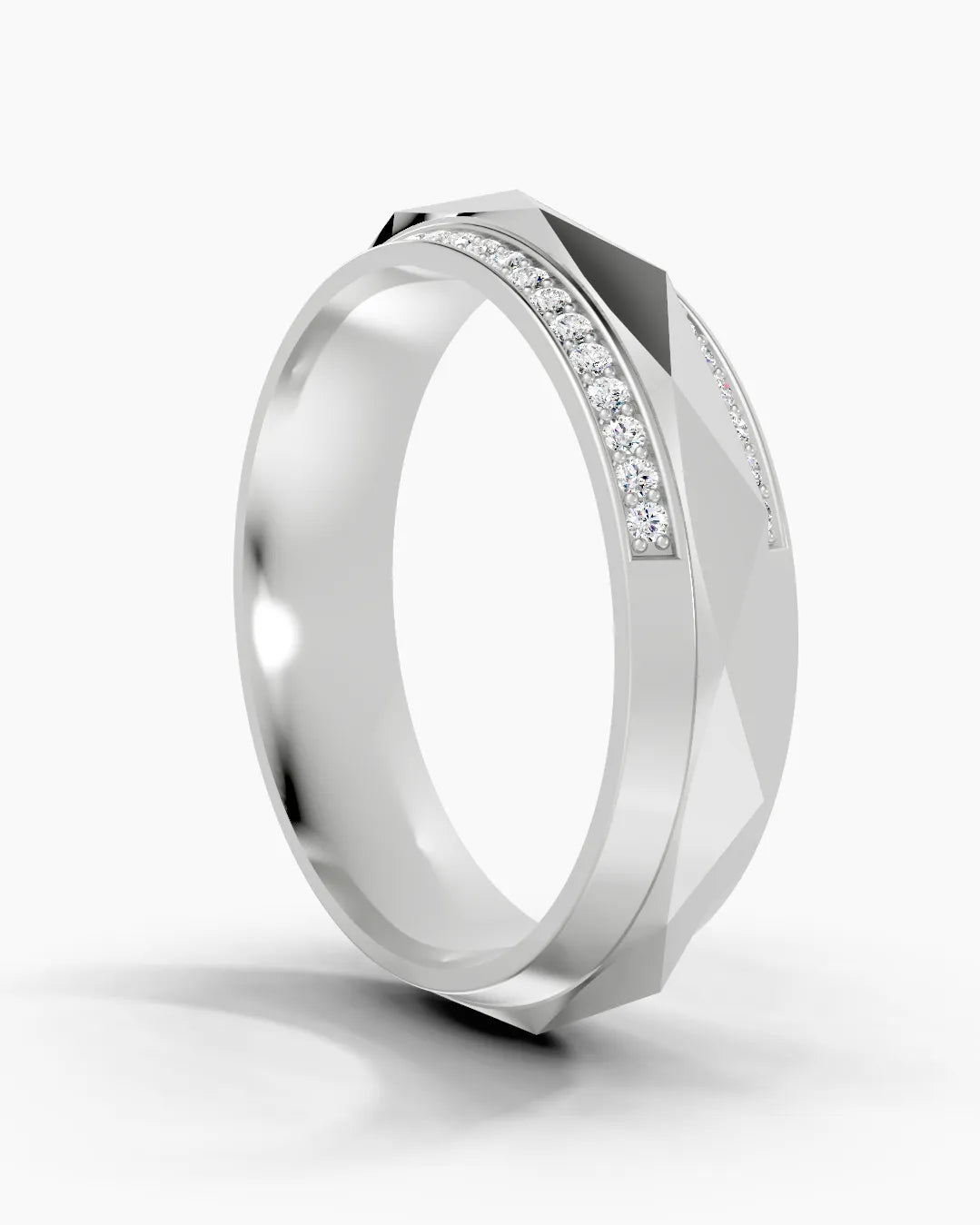 Chrome Crest Men Ring