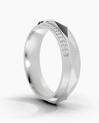 Chrome Crest Men Ring