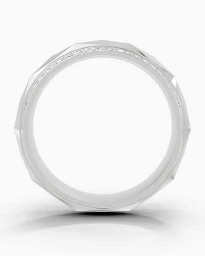 Chrome Crest Men Ring