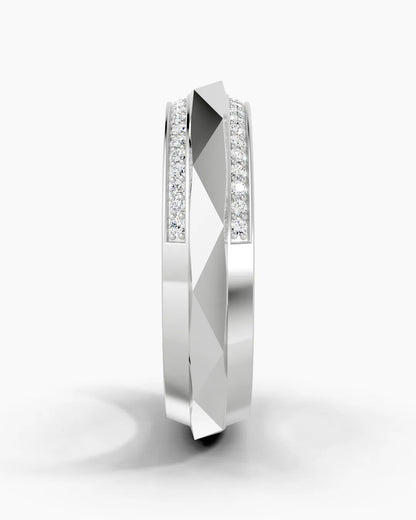 Chrome Crest Men Ring