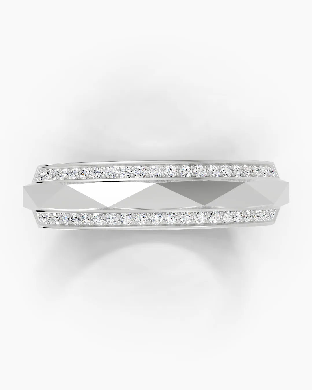 Chrome Crest Men Ring