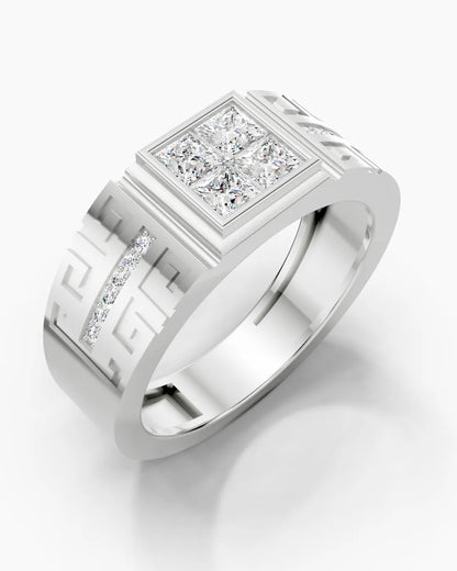Imperial Square Men Ring