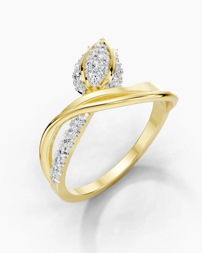Rose Whisper Diamond Women Ring