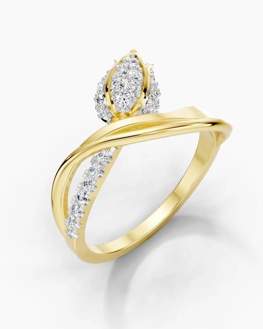 Rose Whisper Diamond Women Ring