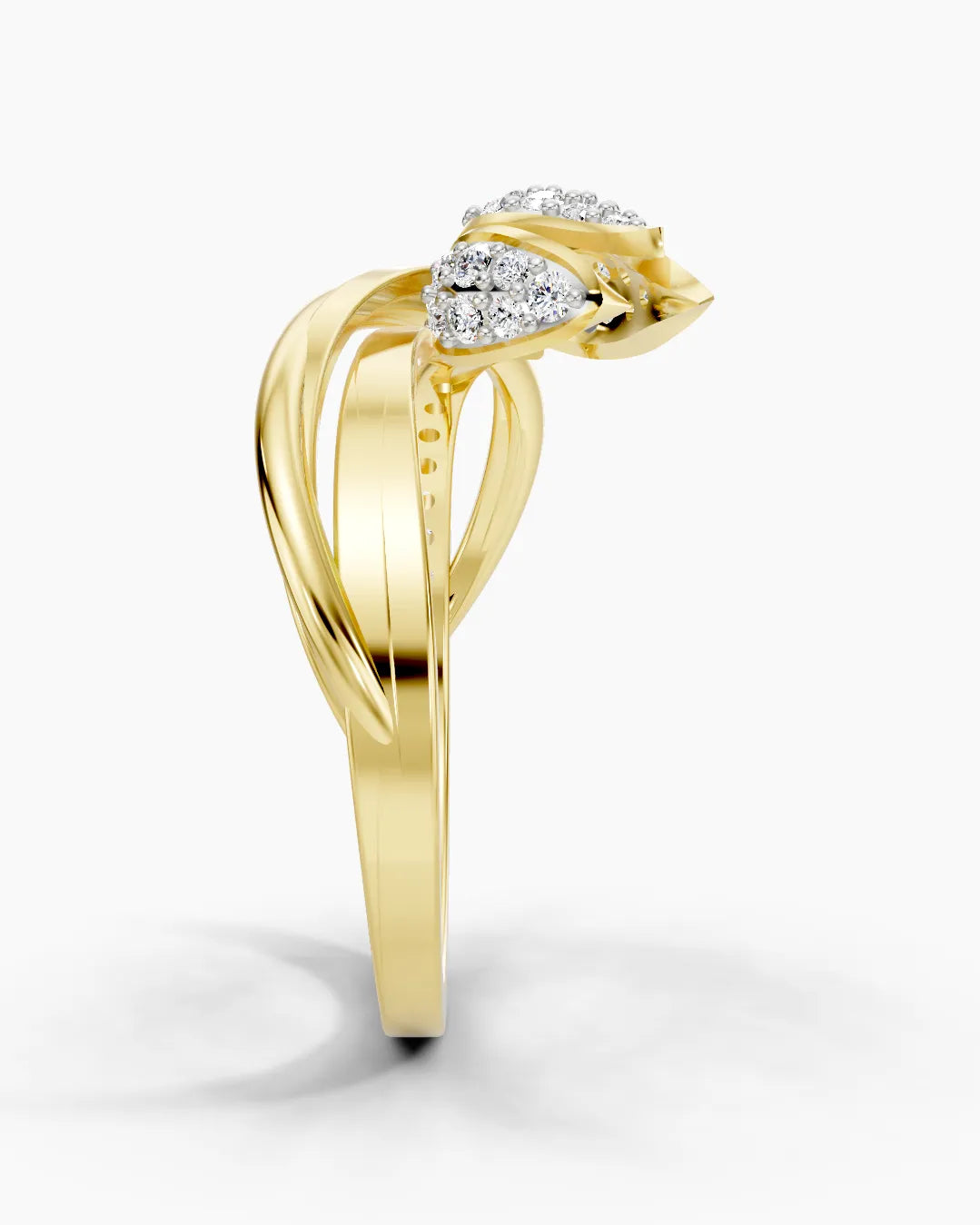 Rose Whisper Diamond Women Ring