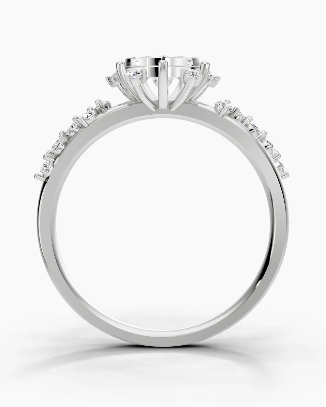 Lustrous Petal Women Ring