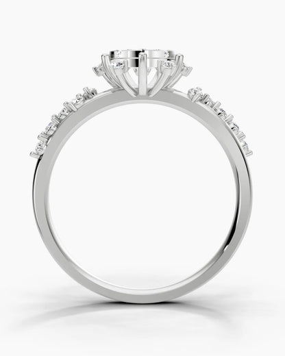 Lustrous Petal Women Ring