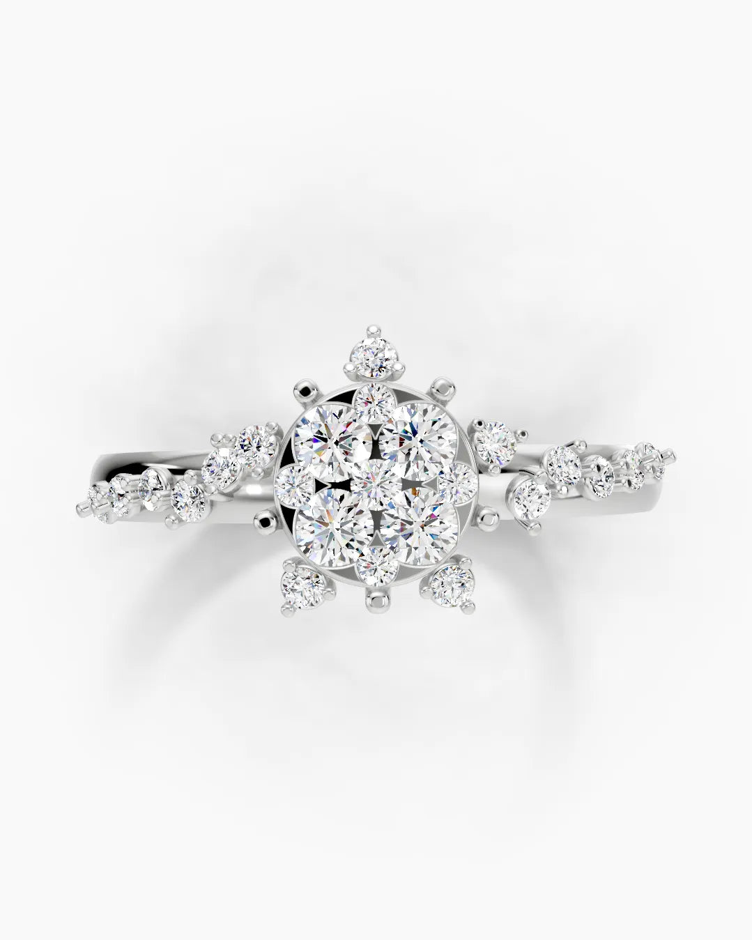 Lustrous Petal Women Ring