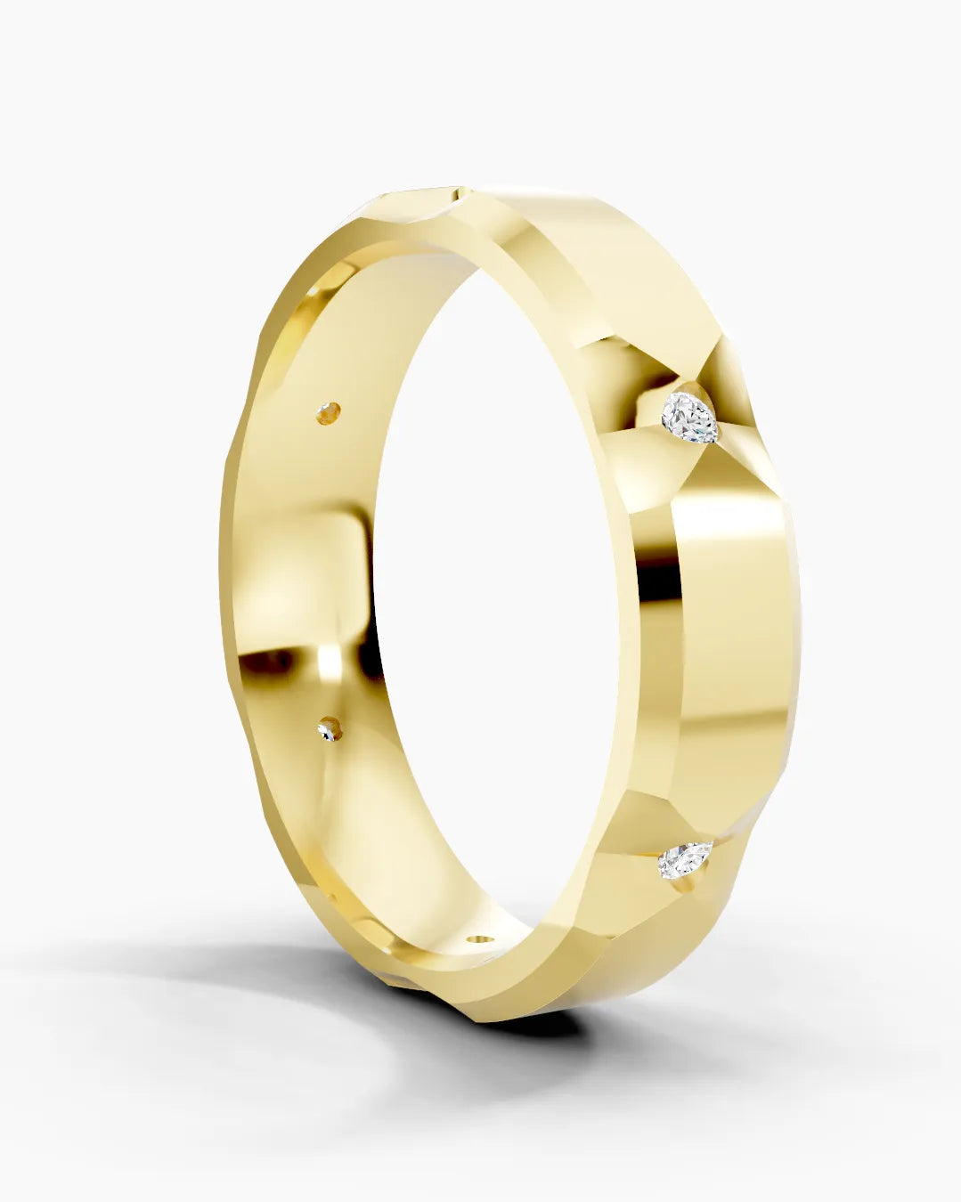 Graphite Line Men Ring