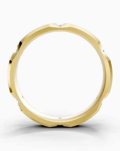 Graphite Line Men Ring