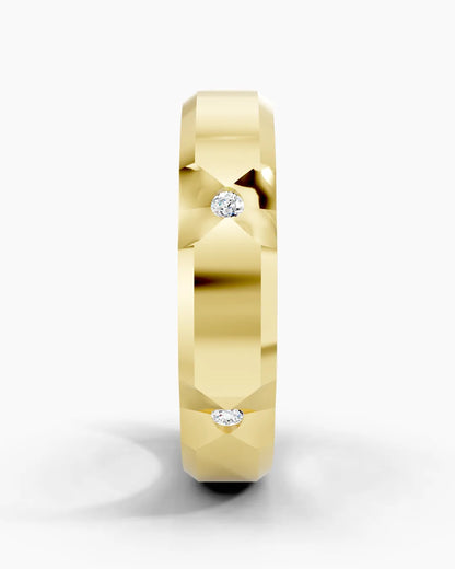 Graphite Line Men Ring