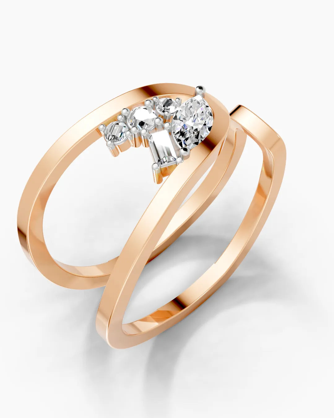 Shine Leaf  Women Ring