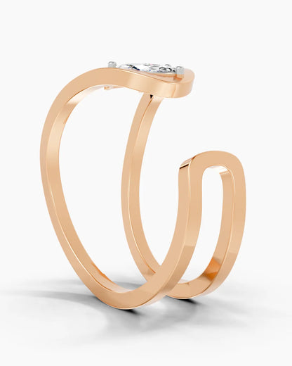 Shine Leaf  Women Ring