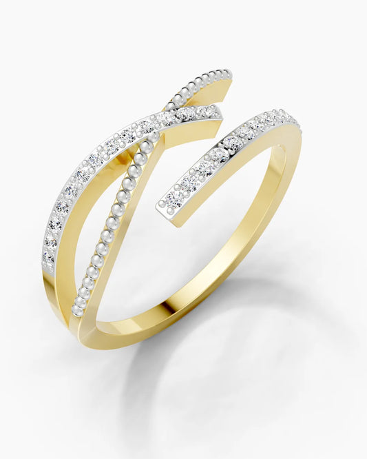Graceful Spiral Women Ring