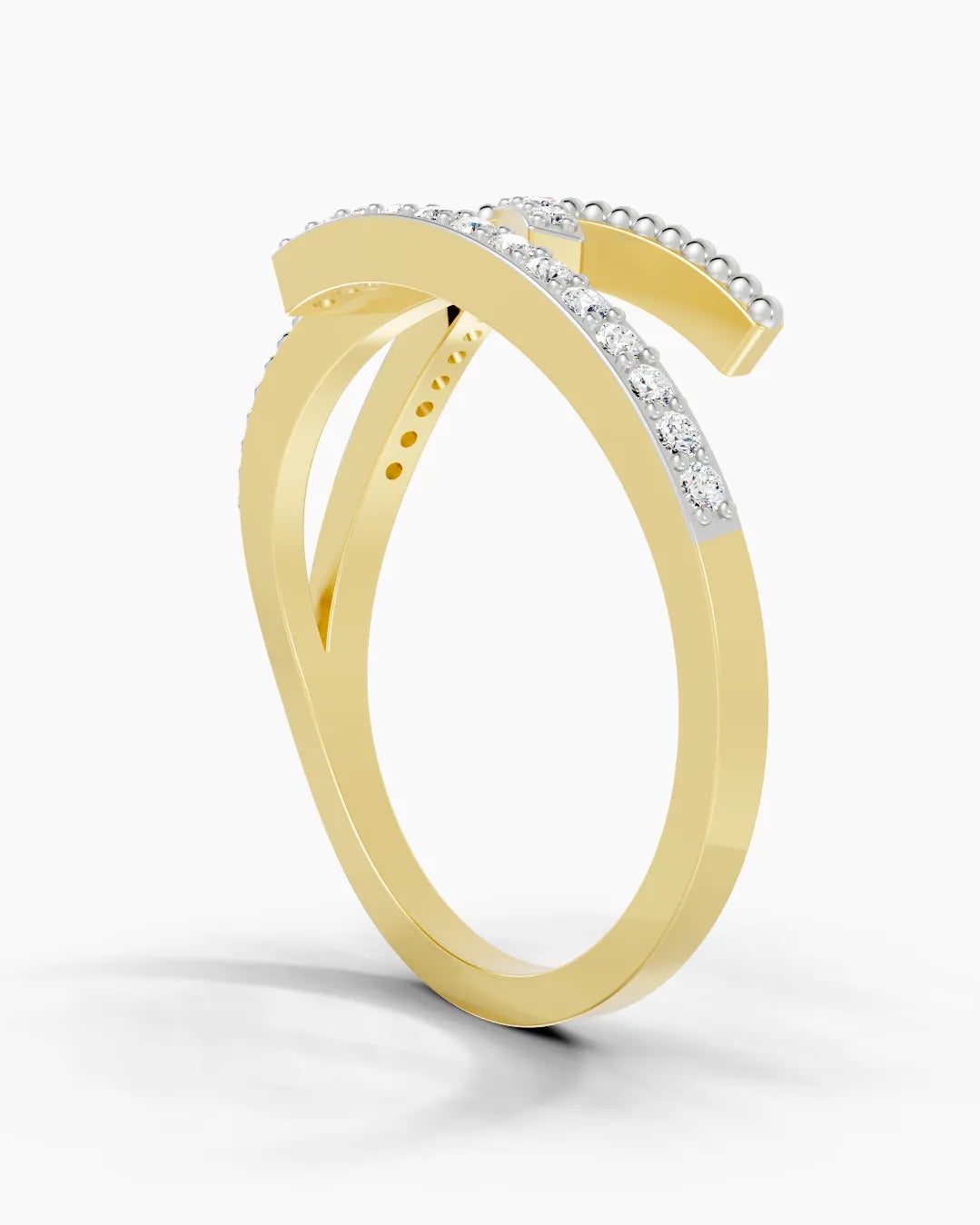 Graceful Spiral Women Ring