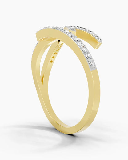Graceful Spiral Women Ring