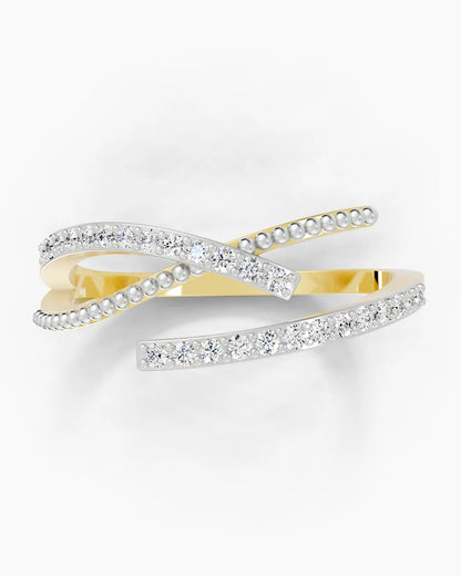 Graceful Spiral Women Ring