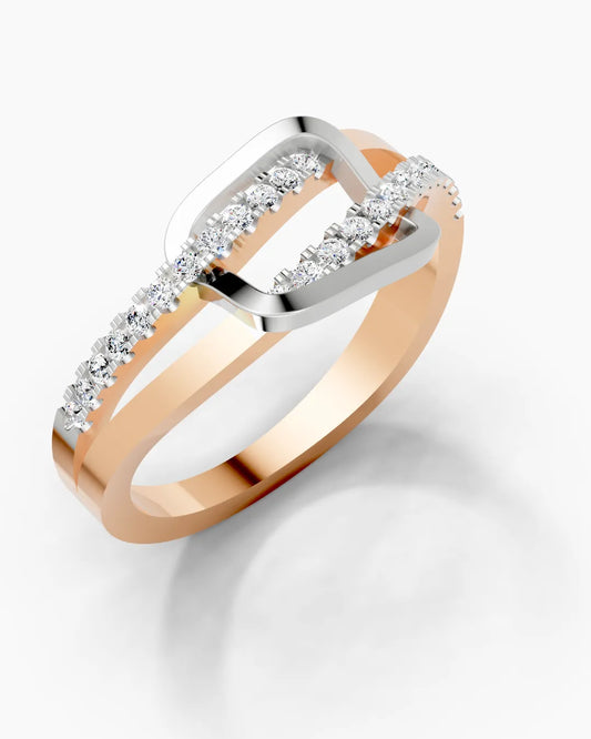 Celestial Twin Path Women Ring
