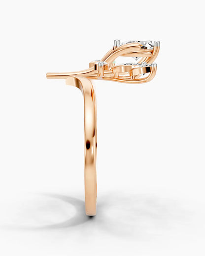 Nature’s Embrace Leaf Women Ring